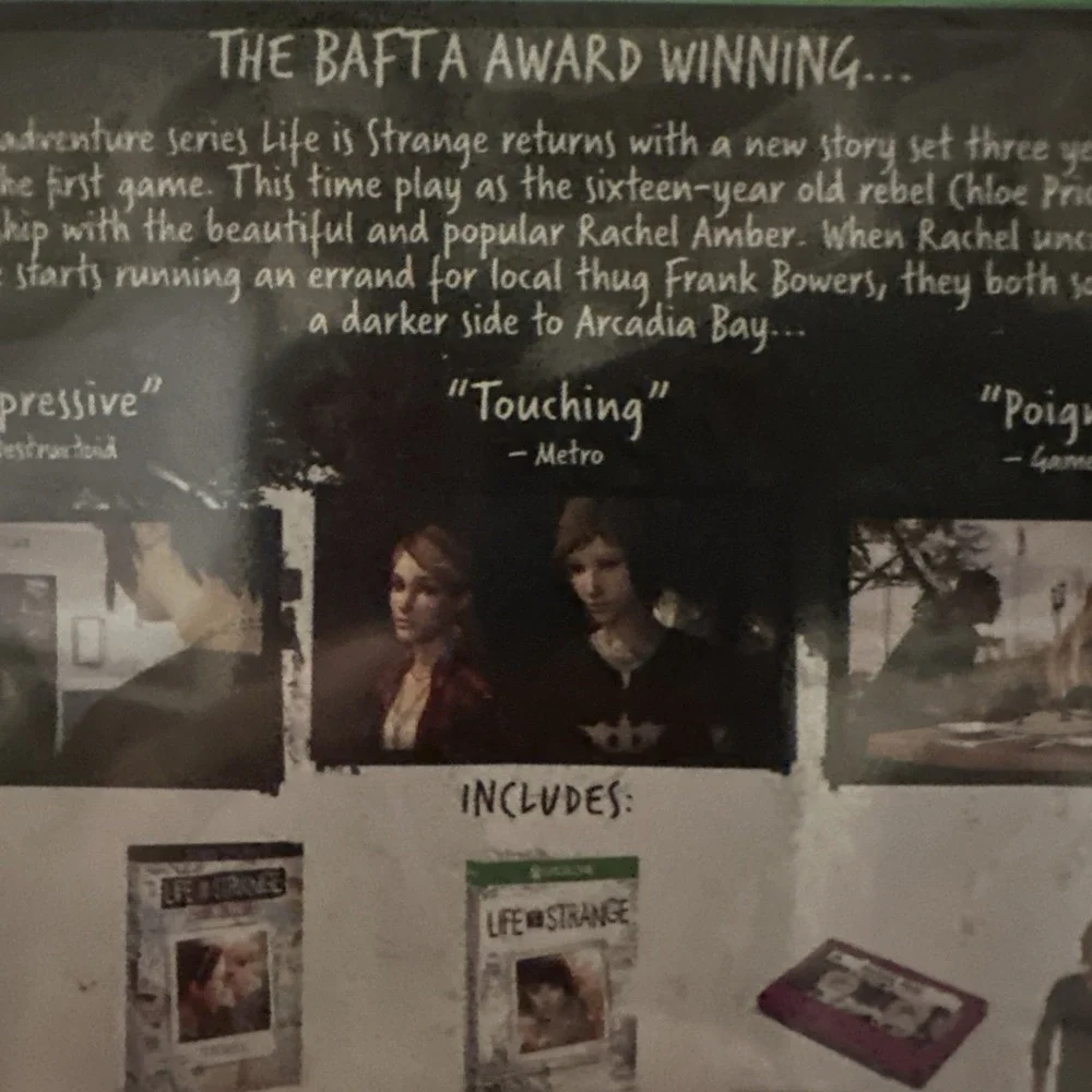 Life is Strange: Before the Storm Microsoft Xbox One Brand New